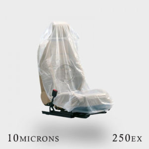 250 HOUSSES DE SIÈGE ÉPAISSEUR 10 MICRONS