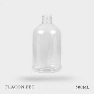FLACON CRISTAL EN PET 500ML