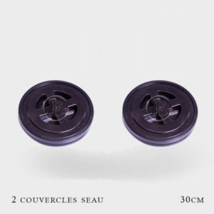 LOT DE 2 COUVERCLES POUR SEAU DE LAVAGE 20 LITRES