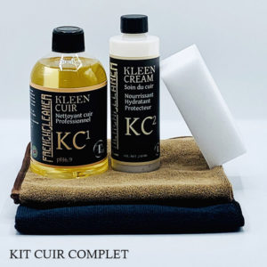 KIT NETTOYANT ET NOURRISSANT CUIR KLEEN KIT CUIR